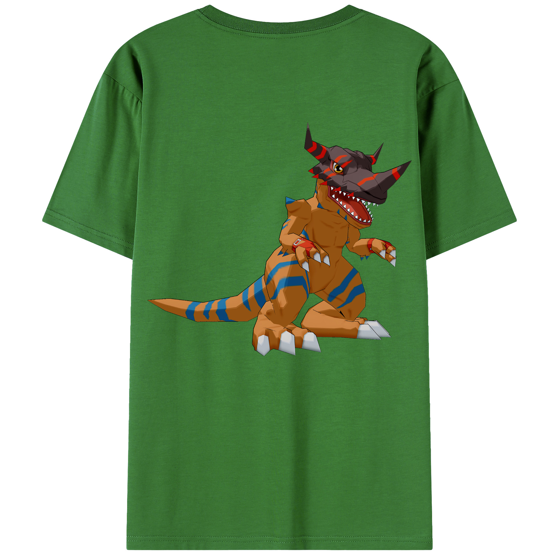 （画像用） Digimon デジタルモンスター/デジモン レディース半袖Tシャツ(バックプリント)